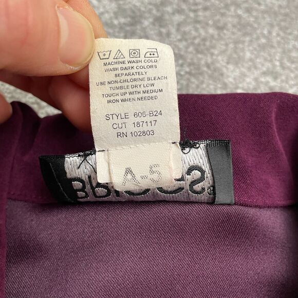 Briggs New York Shaket Shirt Jacket Womens Large Red Button Up Casual Workwear - Picture 5 of 10